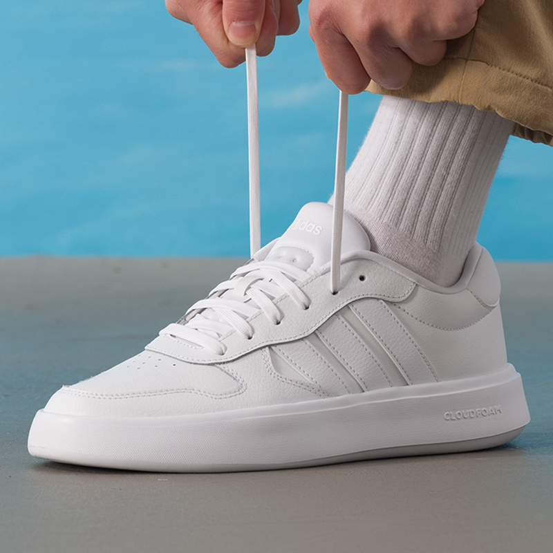 阿迪达斯板鞋男鞋户外运动鞋LITECOURT低帮时尚轻便户外休闲鞋子