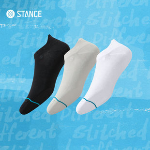 STANCE斯坦斯经典ICON冬季短袜透气薄款踝袜男女休闲袜纯色棉袜子