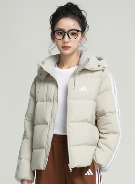 阿迪达斯adidas女装2025秋冬款羽绒服时尚休闲运动保暖外套KH3979