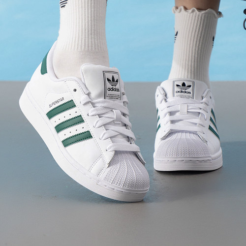 阿迪达斯三叶草贝壳头男鞋女鞋冬季新款小白鞋运动鞋休闲鞋鞋子