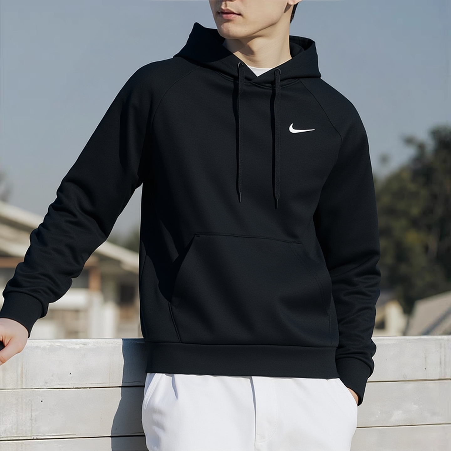 耐克NIKE卫衣男装2025新款健身训练运动服时尚圆领宽松休闲套头衫
