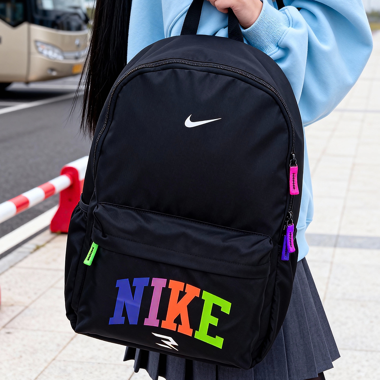 NIKE耐克背包男女休闲包运动包大容量双肩包学生书包Jordan