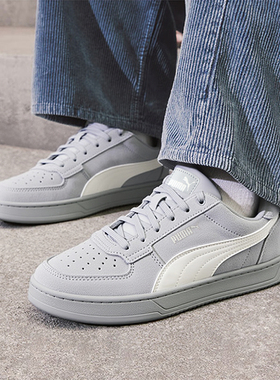 PUMA彪马板鞋男鞋女鞋2025夏季新款灰色情侣低帮运动休闲鞋402217