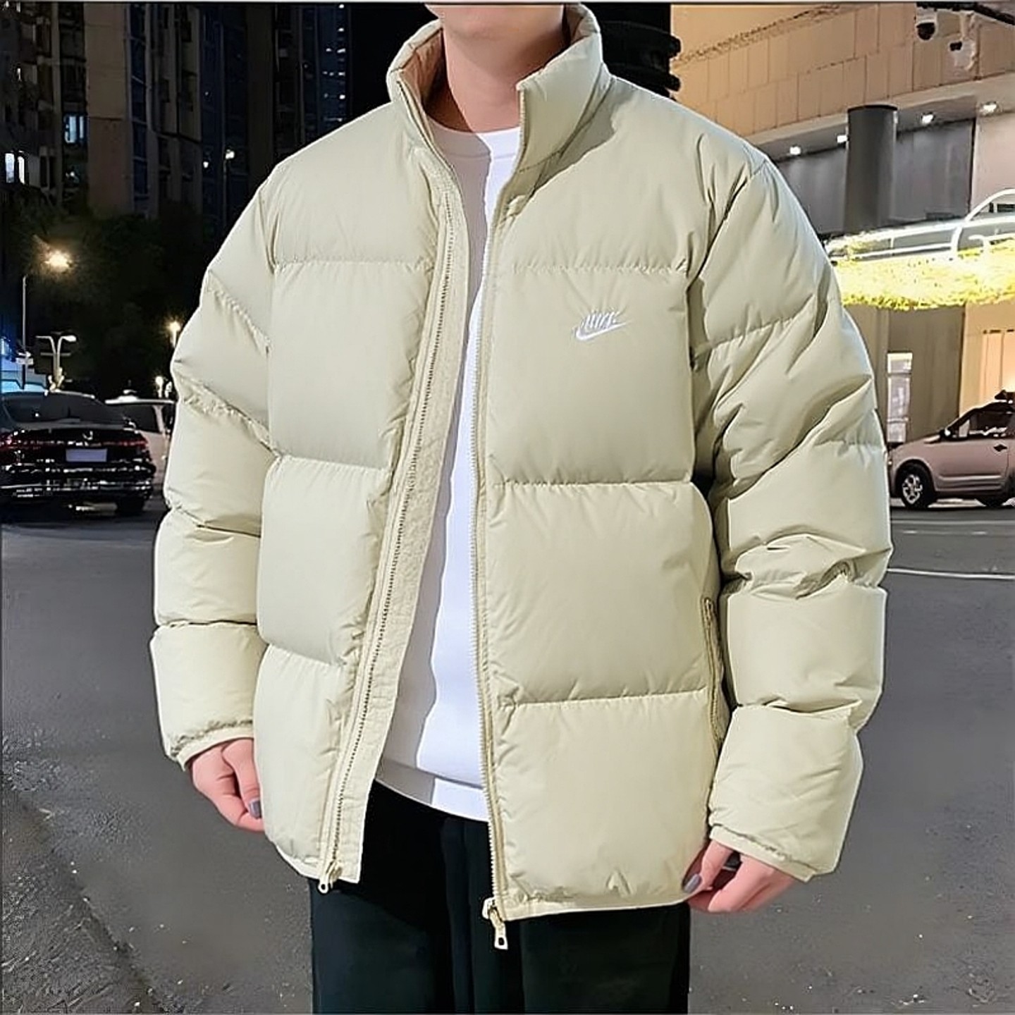 NIKE耐克羽绒服男装冬季运动服户外防风上衣保暖立领休闲羽绒外套