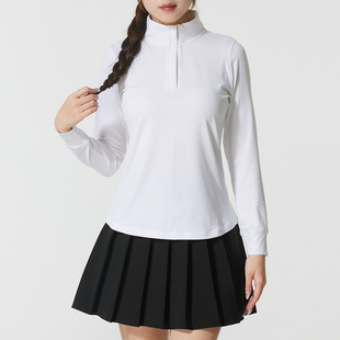 UA安德玛半拉链长袖T恤女装春季新款健身训练服跑步运动服打底衫