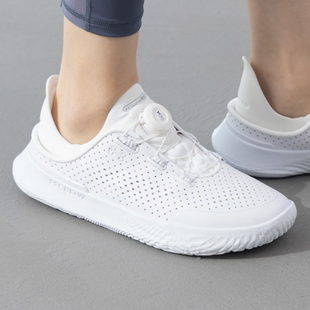 UA安德玛BOA旋钮可踩跟休闲鞋男鞋女鞋经典小白鞋轻便低帮运动鞋