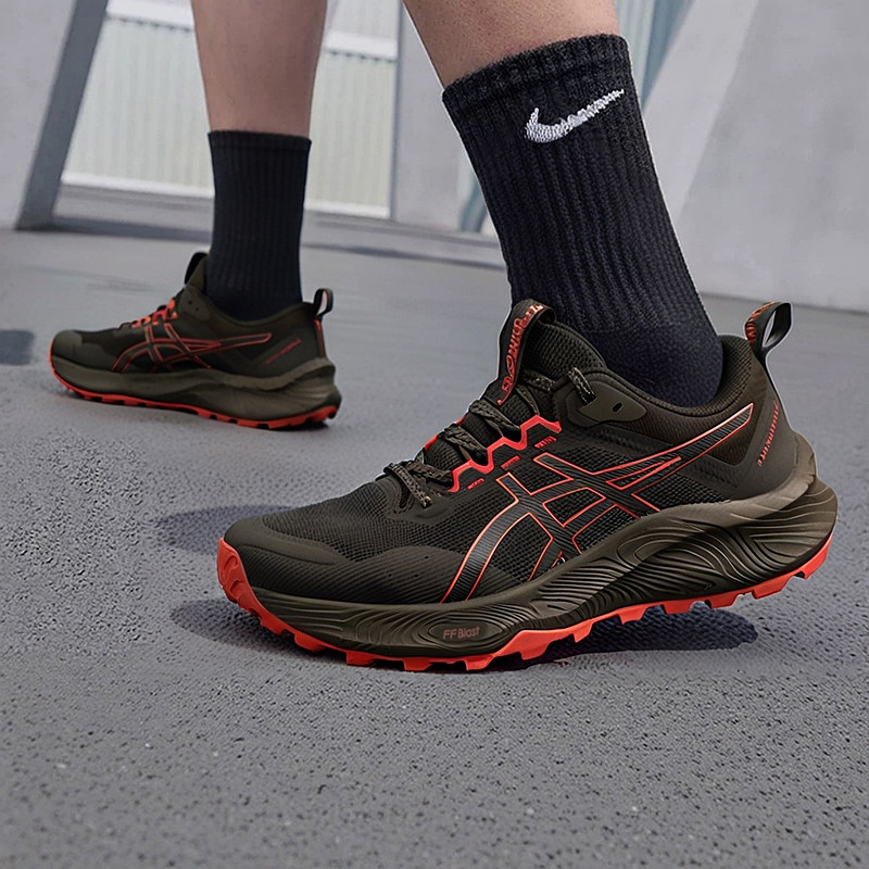 亚瑟士越野跑鞋男鞋冬季新款TRABUCO TERRA 3运动鞋减