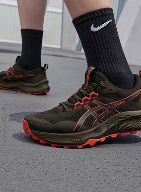 亚瑟士越野跑鞋男鞋冬季新款TRABUCO TERRA 3运动鞋减震跑步鞋潮