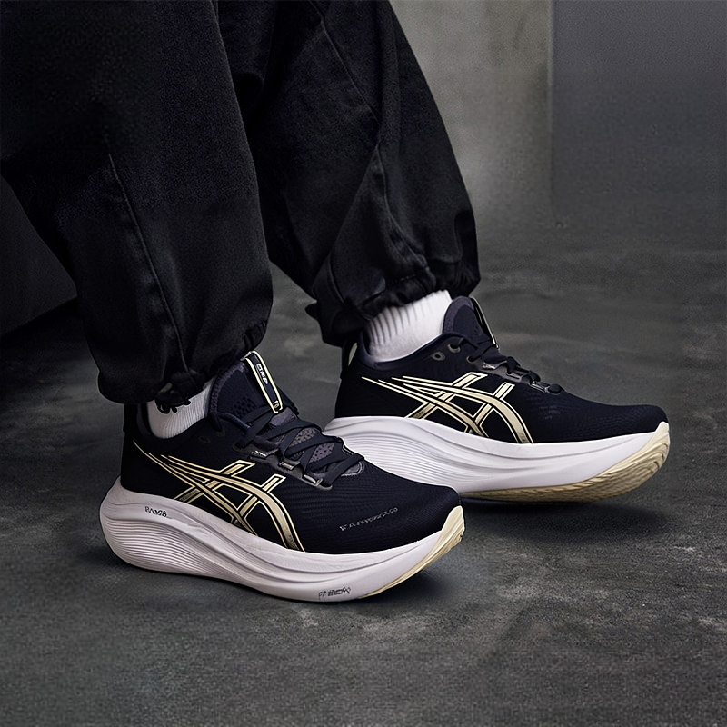 亚瑟士男鞋2025秋季新款运动鞋GEL-NIMBUS 27缓震跑步鞋1011B958