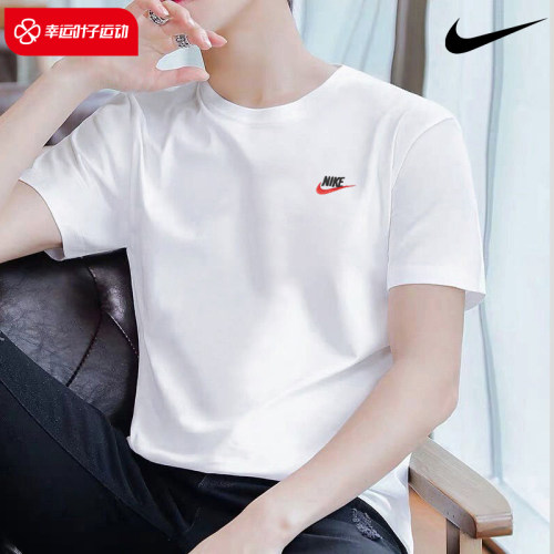 NIKE耐克短袖男装2025夏季新款运动T恤圆领半袖体恤衫AR4999-101