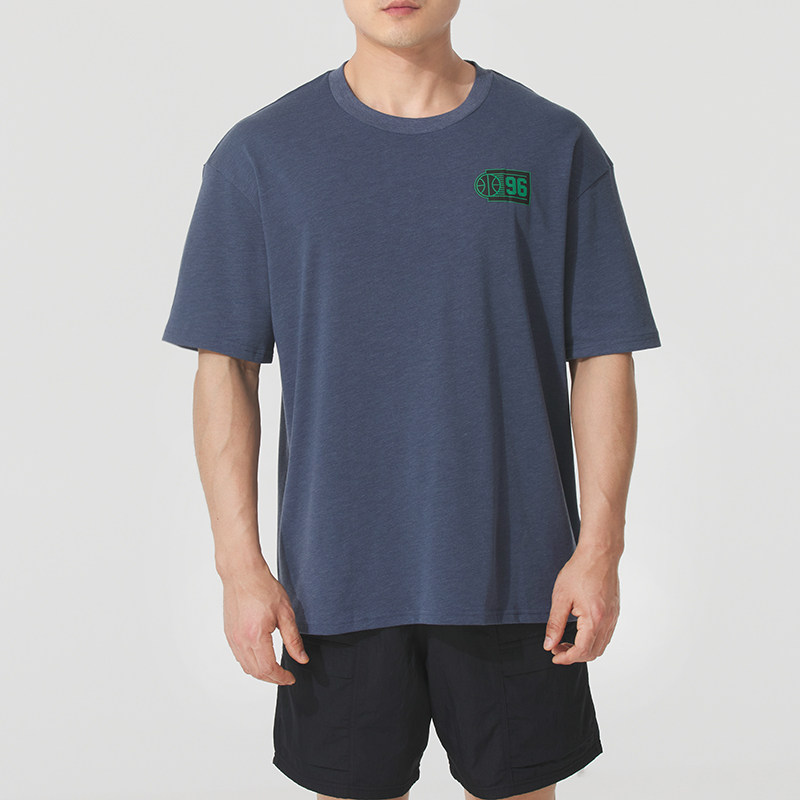 安德玛UA男装运动服短袖跑步健身训练舒适透气圆领休闲T恤半截袖