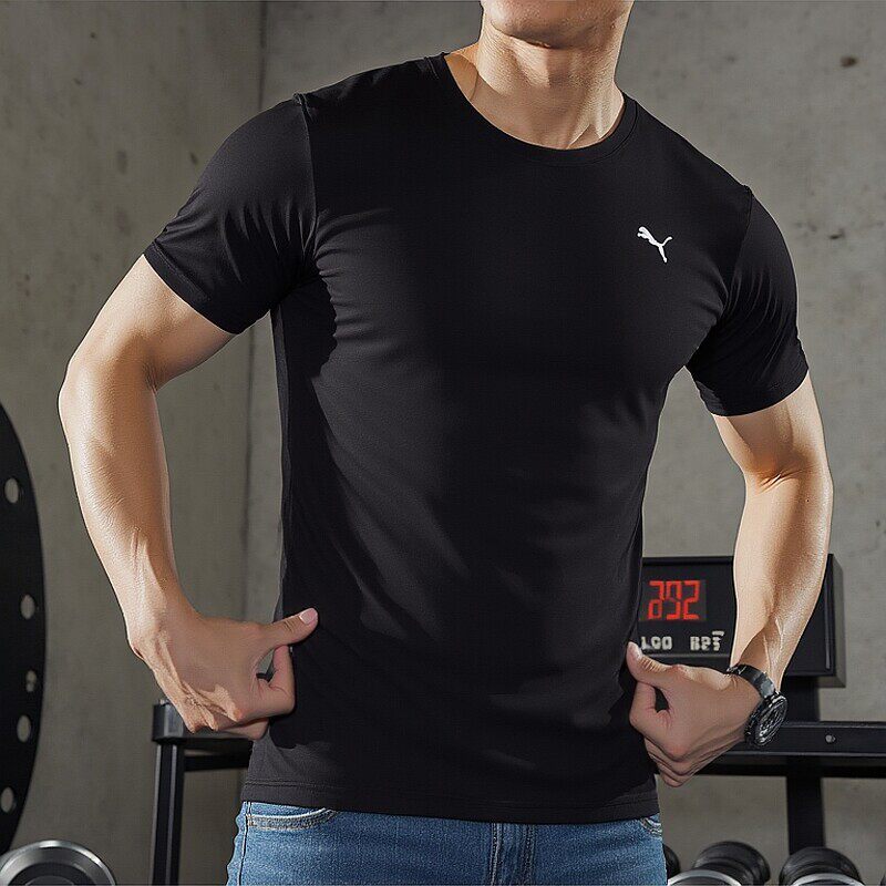 PUMA彪马速干短袖男装夏季新款跑步训练半袖健身衣运动t恤527