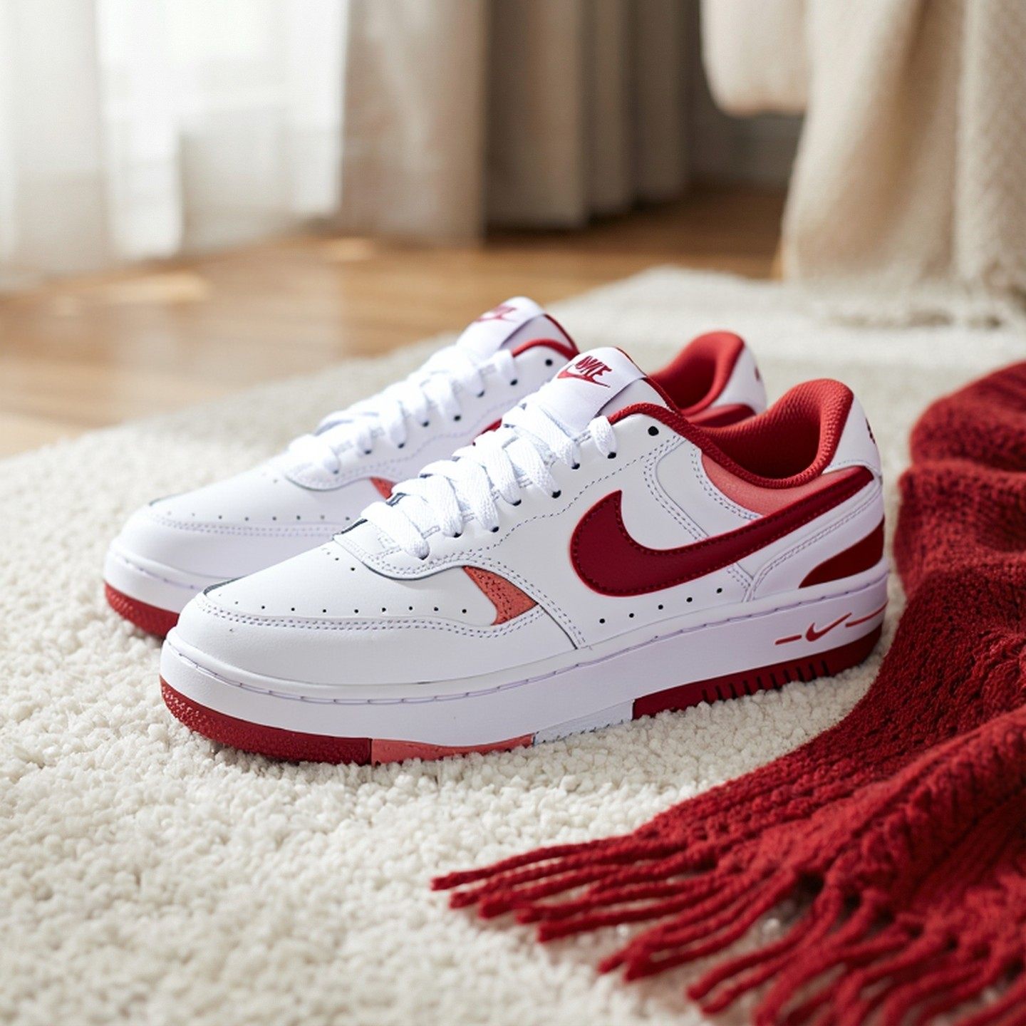 耐克休闲鞋女鞋2026春季运动鞋GAMMA FORCE本命年新年款红色板鞋,运动鞋new,运动休闲鞋,淘宝优惠券,粉丝福利购,淘宝优惠卷