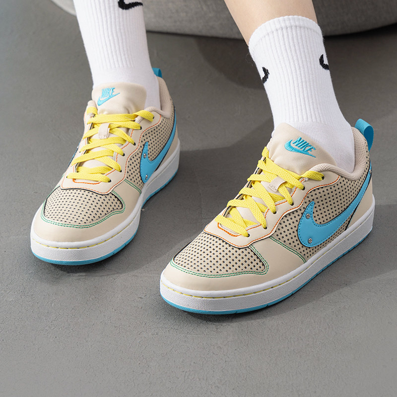 Nike耐克男女鞋夏季网眼透气复古撞色休闲鞋时尚大童板鞋IB7726