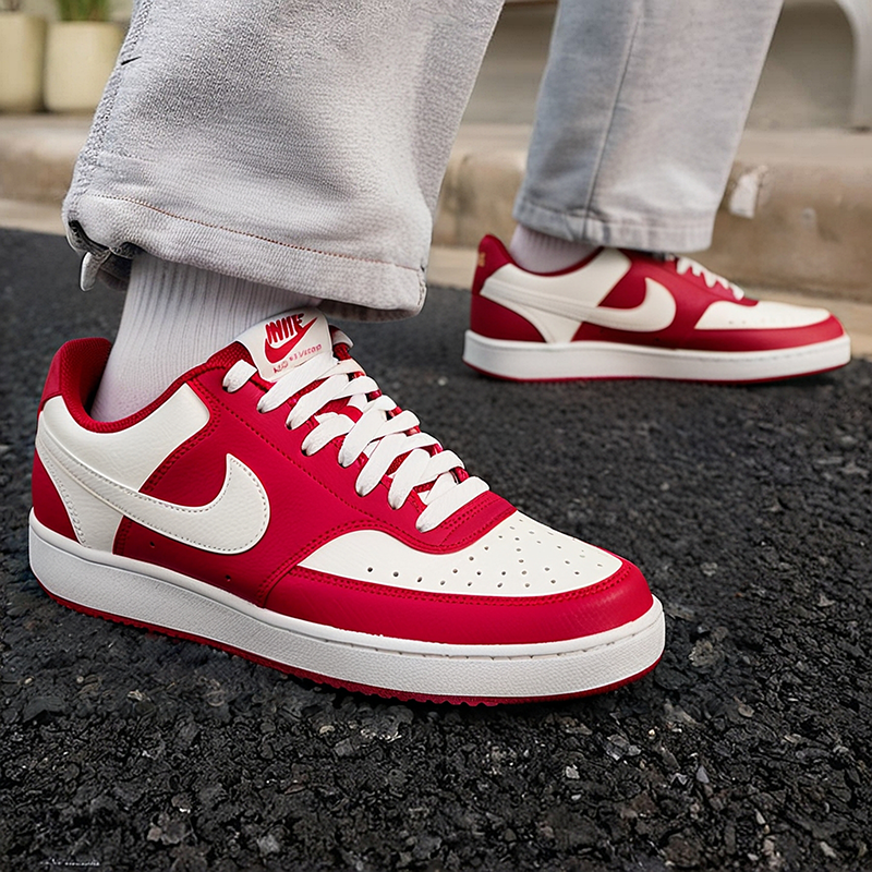 耐克运动鞋男鞋2026春季本命新年款COURT VISION白红板鞋休闲鞋,运动鞋new,运动休闲鞋,淘宝优惠券,粉丝福利购,淘宝优惠卷