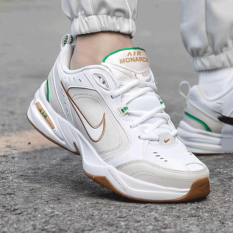 NIKE耐克男鞋旗舰店2025新款AIR MONARCH IV跑步鞋缓震运动休闲鞋