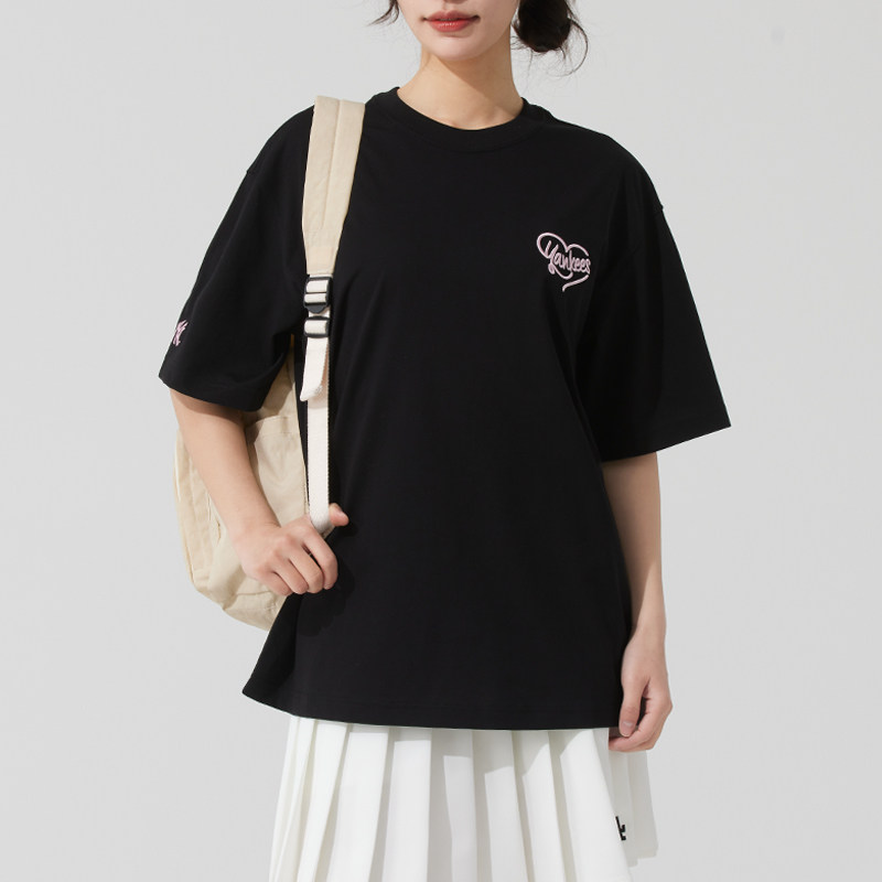 MLB官方 男装女装运动服健身训练潮流时尚休闲透气短袖T恤半截袖