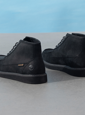 Timberland添柏岚官方男鞋复古马丁靴户外踢不烂黑色皮鞋中帮靴