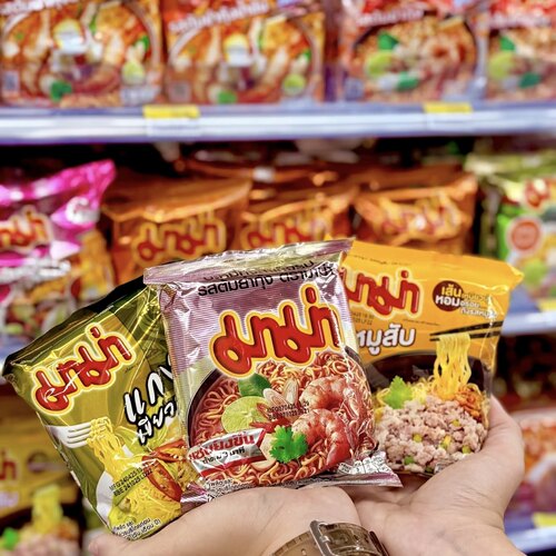 3包泰式妈妈面711酸辣虾味面泰国进口妈妈面方便面泡面速食夜宵