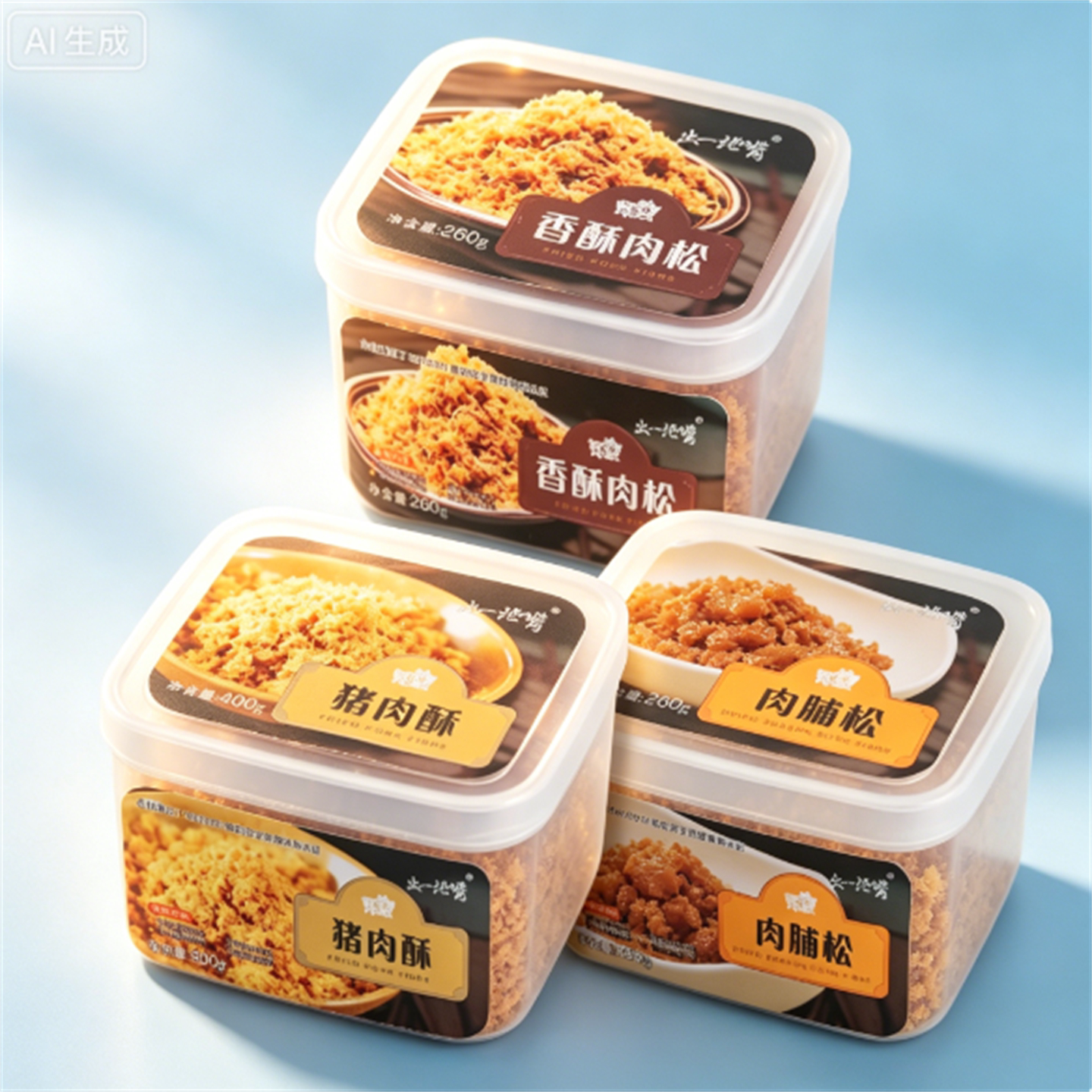 鞍山广达香出品 香酥肉松260g 台湾风味 出一张嘴 猪肉酥肉脯松