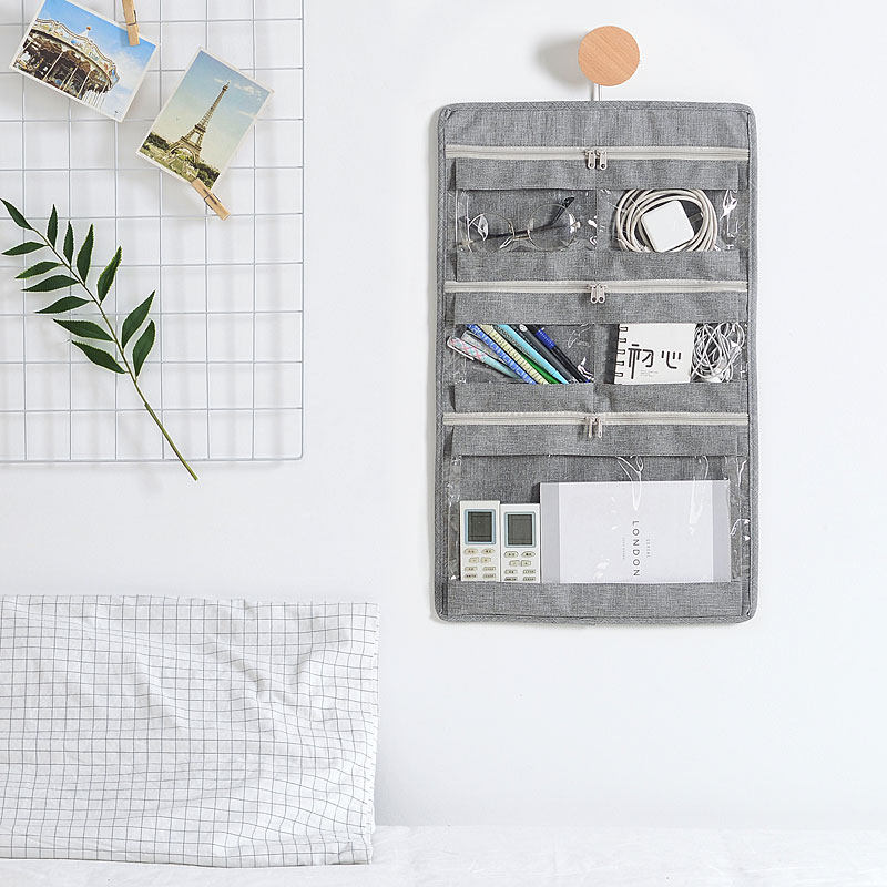 宿舍床頭手機收納袋挂袋牆挂式上鋪床邊門後牆上置物袋儲物袋壁挂在類目 收納整理, 家庭收納用具, 收納袋, 收納掛袋中 - 來自Buy2taobao.com提供專業的淘寶代購服務