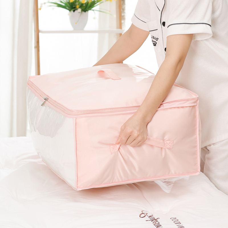 透明大视窗衣物收纳袋贡缎被子袋