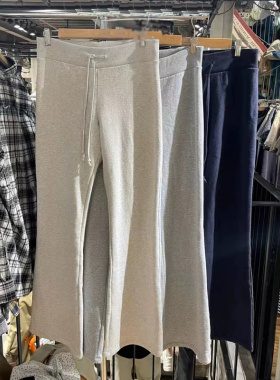 Brandy BM美式Rosa Sweatpants毛圈休闲运动裤bm纯棉百搭直筒裤女