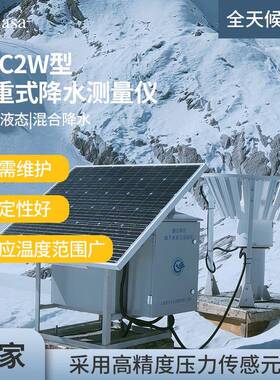 DSC2W称重式降水量测量仪固态降水仪冰雹降雪量防冻可带加热功能