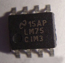 LM75CIM-3 数字温度传感器和热看门狗,带有2线接口全新原装进口