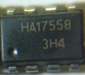 进口 双运算放大器IC全新原装 HA17558 18V