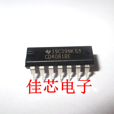 CD4081BE CMOS门电路全新原装进口