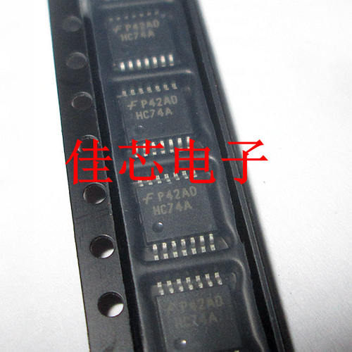 MM74HC74AMTCX HC74A 双D型触发器与预置和清除全新原装进口