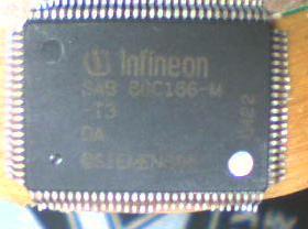 SAB80C166-M-T3 16位CMOS 贴片单片机