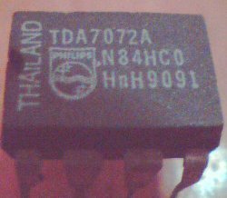 TDA7072A 单个BTL功率驱动器全新原装进口