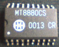 MT8880CS 呼叫处理滤波器单片DTMF信号收发器全新原装进口