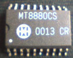 MT8880CS 呼叫处理滤波器单片DTMF信号收发器全新原装进口