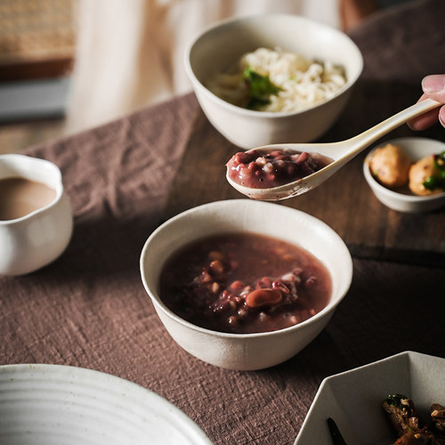 莳绘金缮不规则哑光饭碗