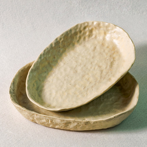 莳绘金缮菜盘家用不规则手工盘子