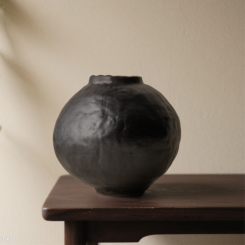 中古风禅意不规则手工花瓶花盆