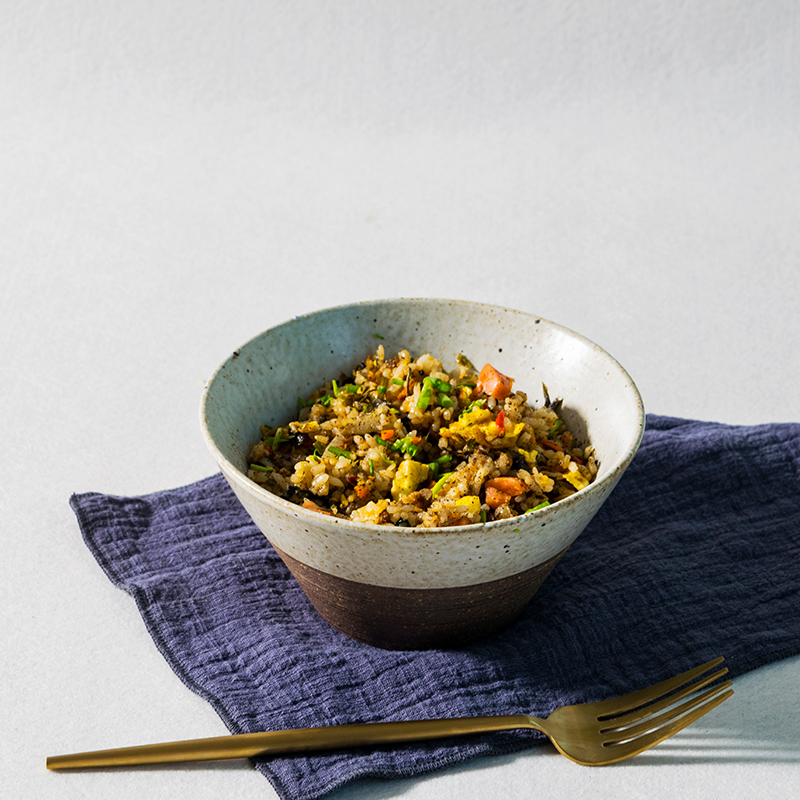 日式6英寸斗笠碗商用粗德镇复古