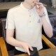 夏季 商务细线立领T恤上衣保罗衫 纯棉高端polo衫 短袖 男士 2025新款