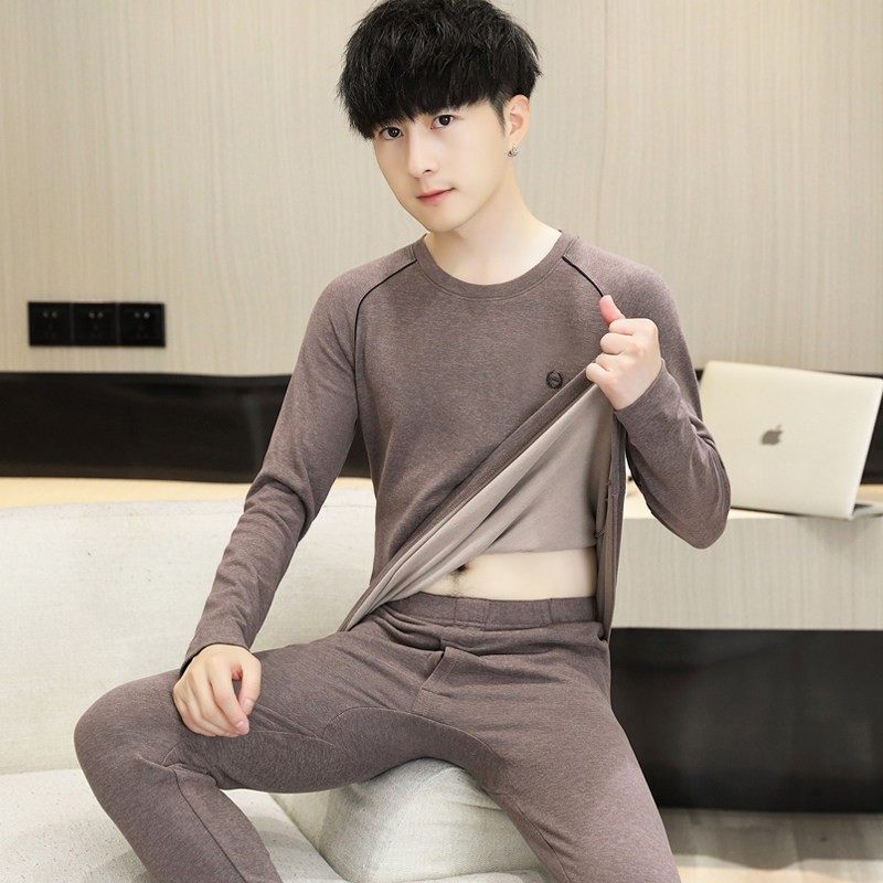 双面德绒发热保暖内衣男套装秋冬季青少年学生秋衣裤秋裤一套衣服,户外/登山/野营/旅行用品,作训外套/套装/野战套装,淘宝优惠券,粉丝福利购,淘宝优惠卷