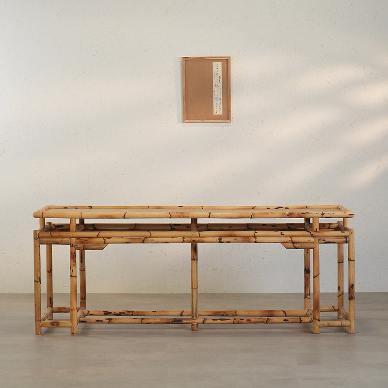 赋石家居中式原创民宿竹藤创意茶桌复古实心玛瑙藤桌子功夫茶桌椅,住宅家具,其它桌类,淘宝优惠券,粉丝福利购,淘宝优惠卷