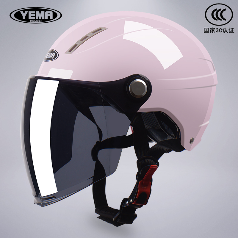 野马新国标3C认证夏季电动车头盔女防晒防紫外线透气电瓶车安全帽多图1