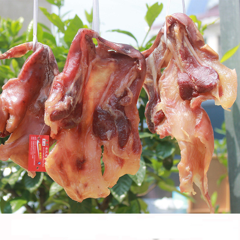 风干猪脸肉猪脸皮 腌腊咸货安徽特产年货 干度好 可蒸650g包邮