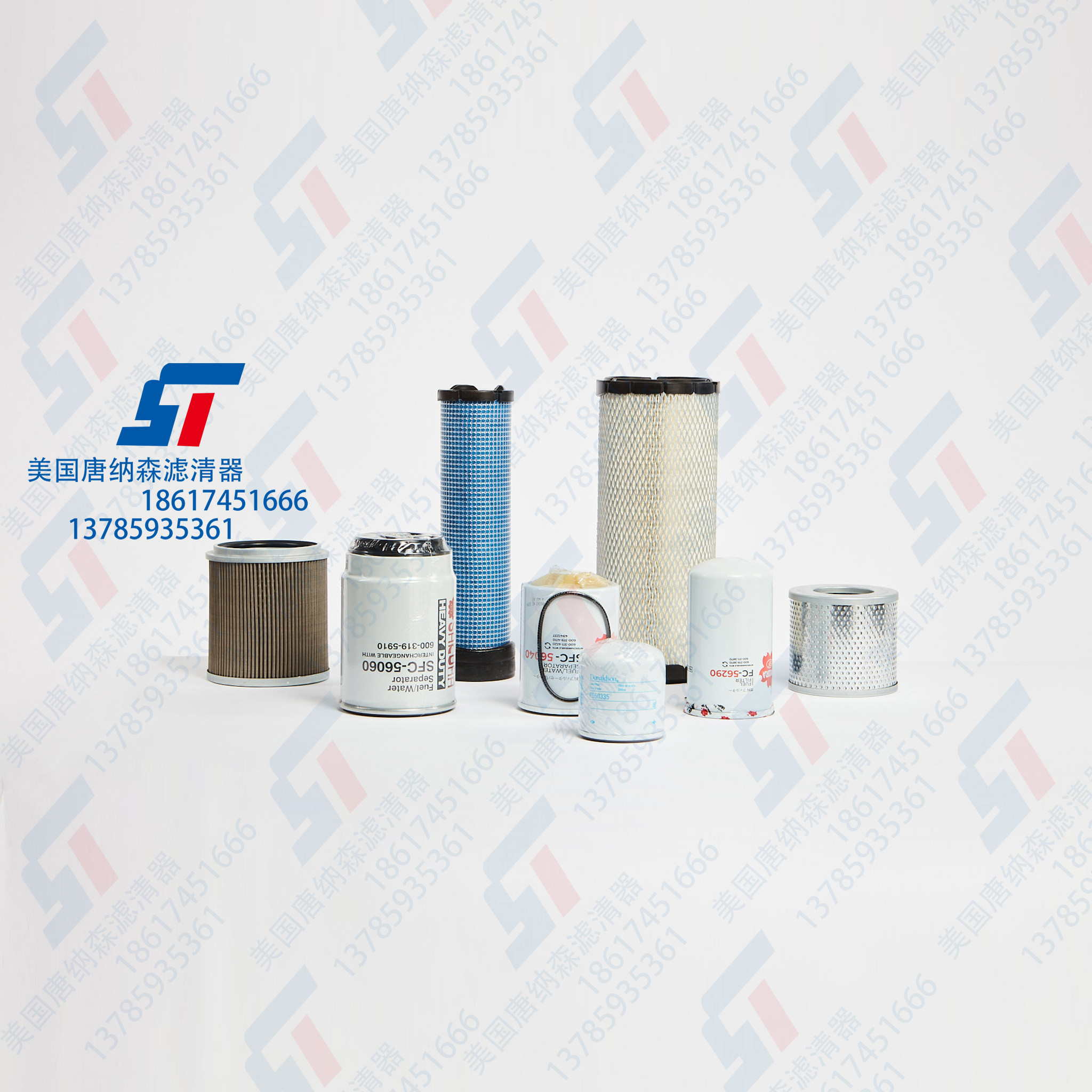 唐纳森适配 小松PC60-8 70-8挖掘机空气机柴油水滤芯液压滤芯配件