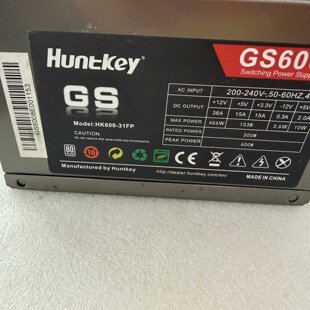 航嘉GS600N电源额定功率500W-议价