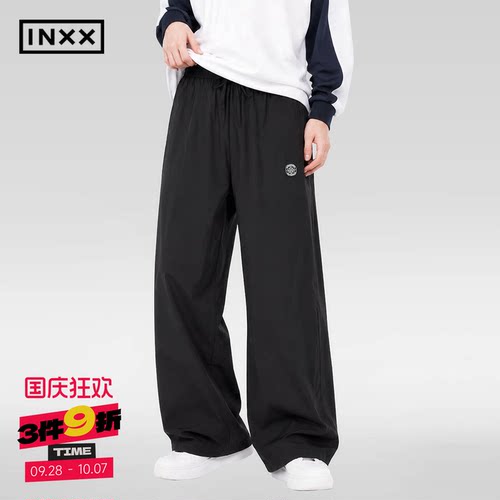 INXX潮牌高街情侣黑色休闲裤