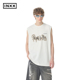 上衣男女同款 字母印花背心休闲风无袖 INXX TOFOURTH明星同款