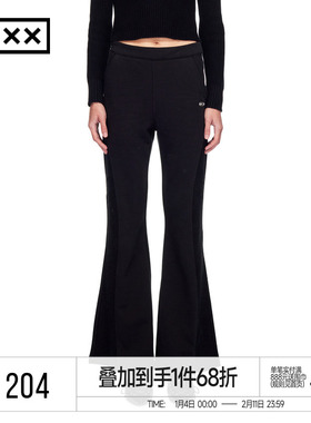 【inxxstreet】Black and blank针织喇叭裤女TMD3231213
